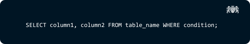 SELECT statement SELECT statement