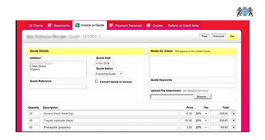 Brightbook Example