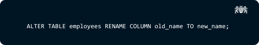 Column in SQL Column in SQL